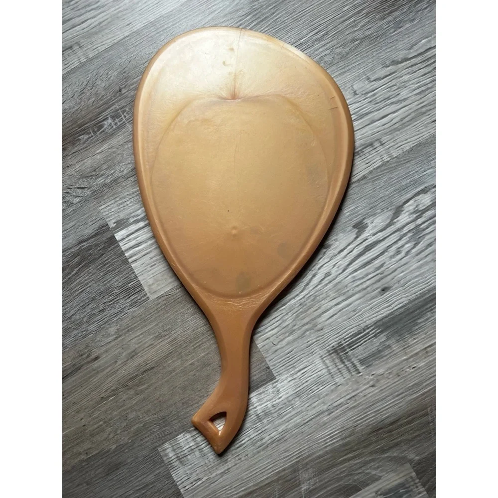 vintage large handheld mirror